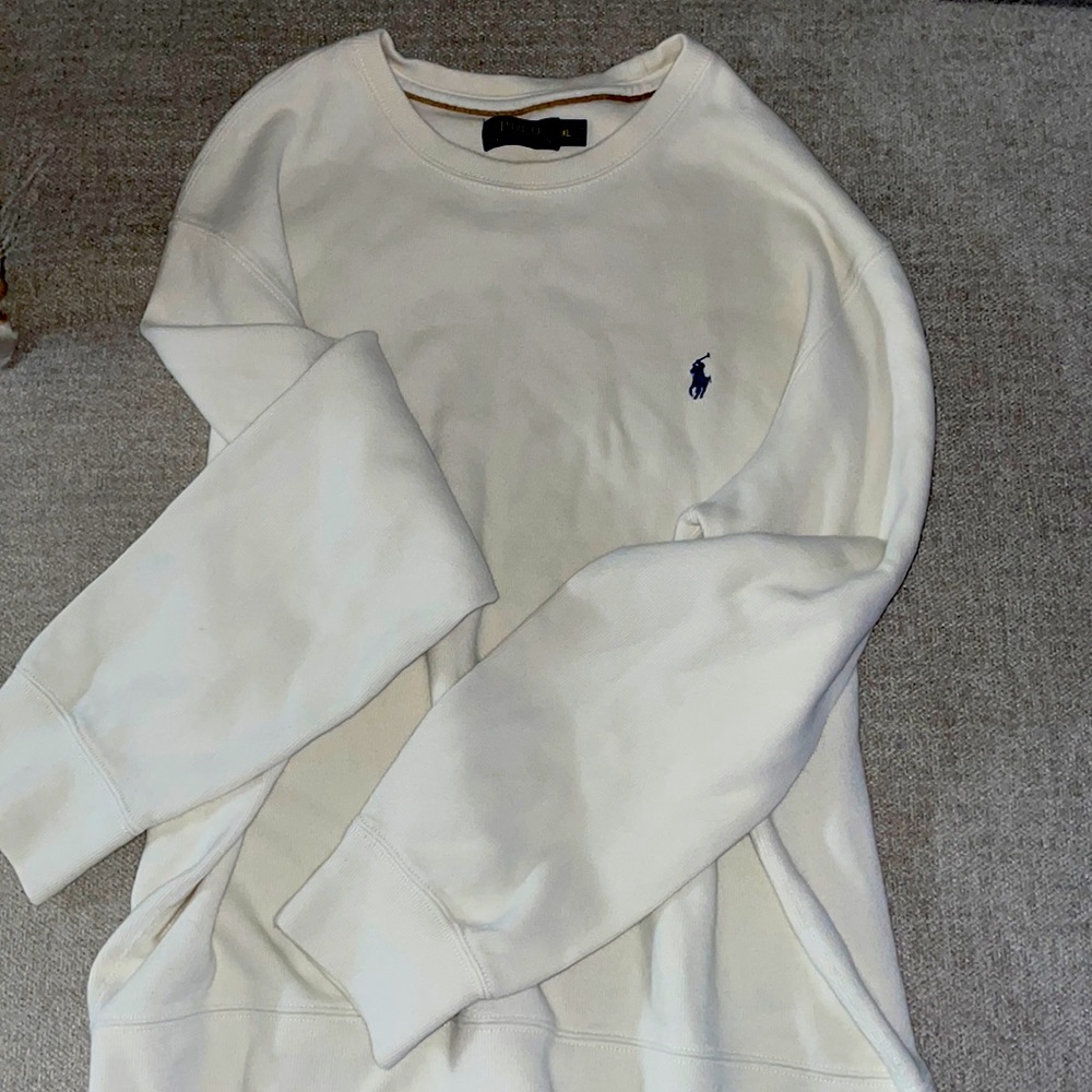 Polo White Sweatshirt